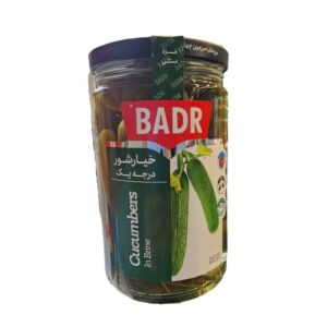 خیارشور درجه یک بدر 620 گرمی