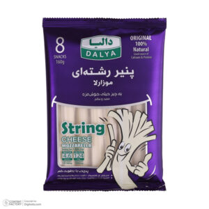پنیر رشته ای موزارلا دالیا - 20 گرم بسته 8 عددی